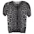 Yves Saint Laurent Kurzärmliges Top aus Wolle mit Animalprint Python drucken  ref.1393703
