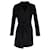 Cappotto a vestaglia Joseph con cintura in lana nera Nero  ref.1393706