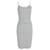 Moschino Jeans Polka Dot Midi Dress in Grey Polyester  ref.1393720