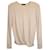 Drapierter Pullover „The Row“ aus elfenbeinfarbenem Kaschmir Weiß Roh Baumwolle  ref.1393734