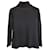 Maglione dolcevita a coste The Row in lana nera Nero  ref.1393740