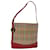 Autre Marque Burberrys Nova Check Shoulder Bag Canvas Beige Red Auth 74385 Cloth  ref.1393789