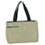 PRADA Hand Bag Canvas Green Beige Auth 74967 Cloth  ref.1393793