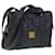 MCM Vicetos Logogram Tote Bag Coated Canvas Black Auth 75146 Cloth  ref.1393797