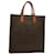 LOUIS VUITTON Monogram Sac Plat Hand Bag M51140 LV Auth 74048 Cloth  ref.1393873