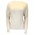 Autre Marque Peserico Ivory Shimmer Long Sleeved Wool Knit Sweater Cream  ref.1393916