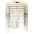Autre Marque Piazza Sempione Ivory Polka Dot Knit Cardigan and Tank Top Sweater Set Cream Wool  ref.1393917