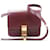 Céline CELINE Classic Box Small Leather Shoulder Bag in Bordeaux Dark red  ref.1393925