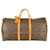Louis Vuitton Canvas Monogram Keepall 60 Brown Cloth  ref.1393941