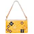 Louis Vuitton Flor Lexington Vernis Monograma Pochette Amarelo Couro  ref.1393943