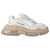 Tênis Balenciaga Triple S em poliéster branco  ref.1393955