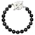 Tiffany & Co. Onyx Bracelet in Sterling Silver Silvery Metallic Metal  ref.1393960