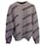 Balenciaga Pull à col rond avec logo en laine grise  ref.1393975