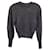 Isabel Marant Belaya Cropped Sweater in Grey Wool  ref.1393986