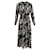 Isabel Marant Etoile Robe longue florale Joly en soie noire  ref.1393996
