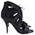 Sandálias com cordões recortadas Givenchy em couro preto  ref.1394002