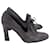 Zapatos de tacón Wingtip con cordones de Stuart Weitzman en cuero gris  ref.1394004
