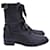 Bottines Chloé Otto Moto Combat en Cuir Noir  ref.1394005