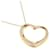 Tiffany & Co 18K Elsa Peretti Collier pendentif coeur ouvert Collier en métal en excellent état  ref.1394018