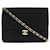 Sac bandoulière à rabat en tissu CC matelassé Chanel Sac à bandoulière en coton en bon état  ref.1394024
