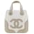 Chanel Canvas Marshmallow Handtasche Canvas Handtasche A24227 in gutem Zustand Leinwand  ref.1394037