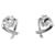 Boucles d'oreilles Tiffany & Co Loving Heart Stud Boucles d'oreilles en métal en excellent état  ref.1394043