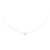 Tiffany & Co Collar con colgante de diamantes por talla de Elsa Peretti de plata Tiffany Metal  ref.1394149
