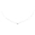 Tiffany & Co Tiffany Silver Elsa Peretti Diamonds by the Yard Pendant Necklace Silvery Metal  ref.1394149