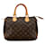 Louis Vuitton Brown Monogram Speedy 25 Leather Cloth  ref.1394153