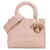 Dior Pink Medium Cannage Lady D-Lite Cloth Cloth  ref.1394155