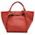 Big Bag Céline Bolsa grande pequena vermelha Celine Vermelho Couro Bezerro-como bezerro  ref.1394180