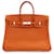 Hermès Orange Epsom Birkin Retourne 25 Arancione Pelle Vitello simile a un vitello  ref.1394190