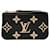 Louis Vuitton Schwarzes Monogramm Riesige Empreinte Pochette Cles Leder  ref.1394199