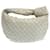 Bottega Veneta White Mini Intrecciato Jodie Weiß Roh Leder Kalbähnliches Kalb  ref.1394232