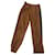Acne Pantalones, leggings Camello Polietileno  ref.1394261