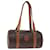 Céline CELINE Macadam Canvas Hand Bag PVC Brown Auth bs14322  ref.1394327