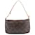 Louis Vuitton Monogram Pochette Accessoires Handbag M51980 Brown Leather  ref.1394412