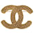Broche com logotipo Chanel CC Broche de metal em bom estado  ref.1394465