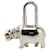 Hermès Hermes Hippopotamus Cadena Lock Charm Metal Outro em bom estado  ref.1394468