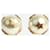 Christian Dior Brincos tribais com detalhe de estrela em pérola creme Cru Resina  ref.1394513