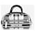 Christian Dior Sac Bowling à carreaux en toile noir et blanc 2022  ref.1394526