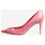 Valentino Rosa Vlogo-Pumps – Größe EU 38,5 Pink Leder  ref.1394528