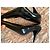 Décolleté Saint Laurent Kiki 85 in vernice nera Nero - vista 9