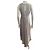 Jenny Packham Abendkleid mit High-Low-Schnitt, Perlenbesatz am Oberteil in Silbergrau - Ansicht 4