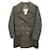 Burberry coat size 36 Khaki Wool  ref.1394409