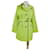 Michael Kors Trench coats Green Cotton Polyester  ref.1394535