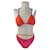 Jacquemus Vêtements de bain Polyester Elasthane Rose Multicolore Orange  ref.1394545