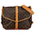 Louis Vuitton Brown Monogram Saumur 35 Cloth  ref.1394611