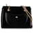 Tiffany & Co Bolso de hombro con cadena de cuero negro Tiffany Becerro  ref.1394623