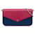 Pochette Felicie rosa Epi tricolore Louis Vuitton Blu Pelle  ref.1394625